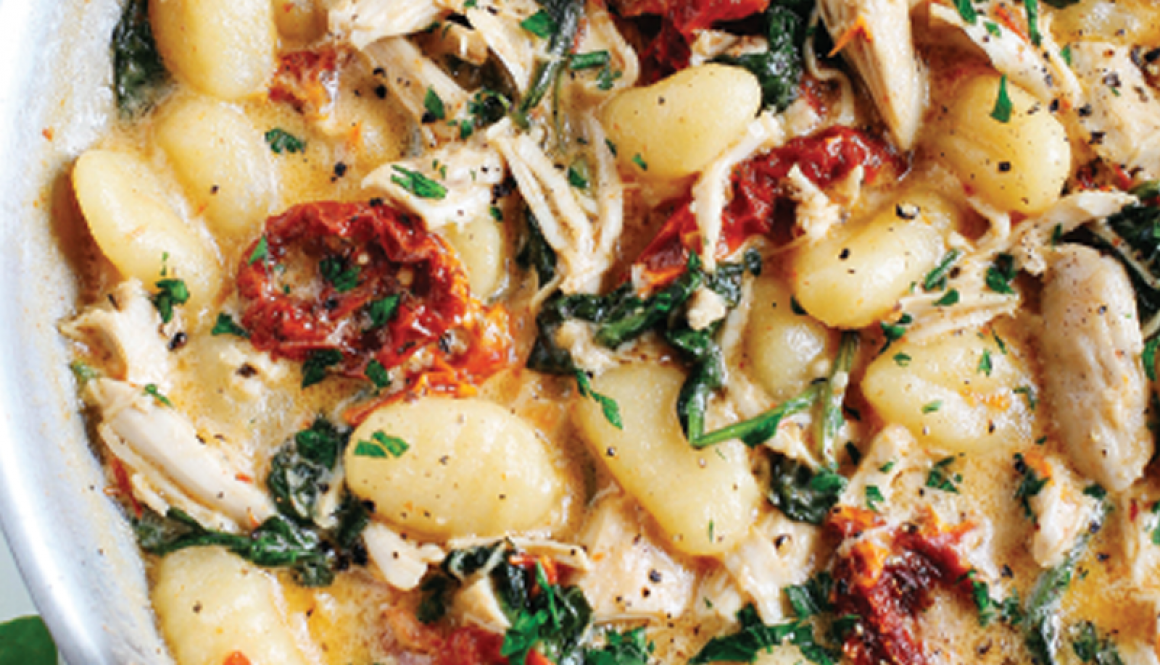 One-Skillet-Sun-Dried-Tomato-Chicken-and-Gnocchi-Recipe---Layla's-Garlic-Whip